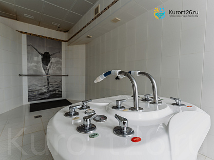 Санаторий «им. академика И. П. Павлова» г. Ессентуки. Ванное отделение, душ Шарко